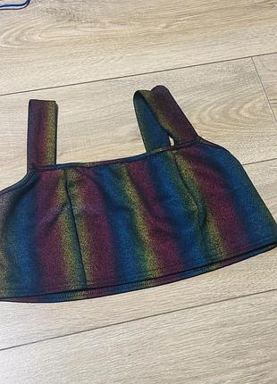 Короткий топ майка boohoo