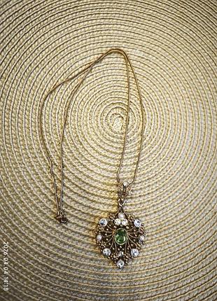 Puravati swarovski кулон на цепочці