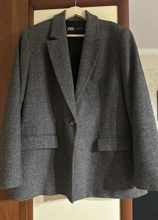 Піджак вовна zara