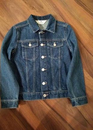 Куртка детская для парней джинсовая h&amp;m,8-9 лет
