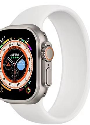 Solo apple watch 42/44/45/49 силиконовый ремень сплошной,ремешок