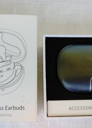 Беспроводные наушники enterinist bx29 bluetooth 5.3, enc, 75 часов, led дисплей