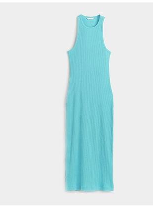 Платье миди, трикотажное,h &amp; m, размер s-m.