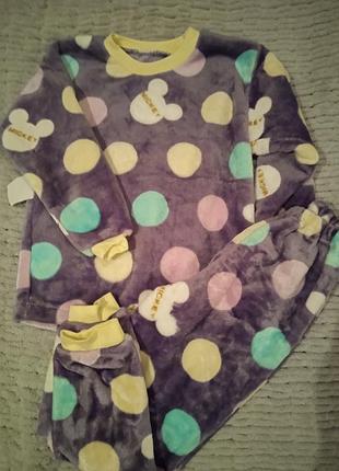 Плюшева піжама на дівчину