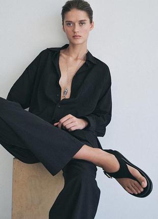 Жіночі замшеві босоніжки сандалі zara