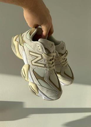 Кроссовки new balance 9060 sea salt brown