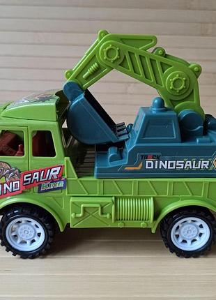 Машинка спецтехника экскаватор динозавр 2992