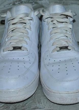 Белые кроссовки nike force 47 р 3