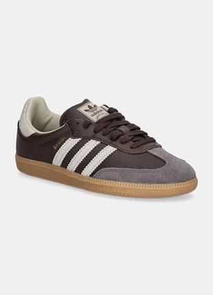 Кожаные кроссовки adidas originals samba og