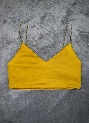 Топ на тонких бретелях zara
