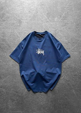 Футболка мужская / женская оверсайз осенняя весенняя летняя stussy
