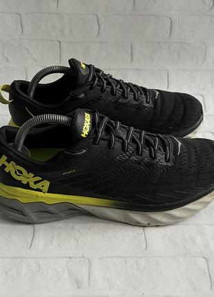 Hoka arahi 4 хока 43 розмір чорні чоловічі кросівки для бігу мужские кроссовки для бега оригінал