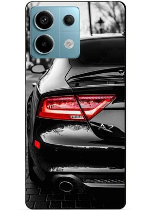 Чехол силиконовый бампер для xiaomi redmi note 13 pro 5g с рисунком audi ауди машина авто