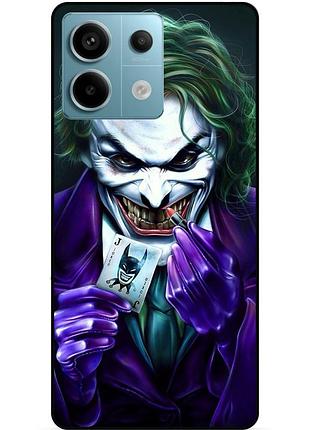 Чехол силиконовый бампер для xiaomi redmi note 13 pro 5g с рисунком joker джокер