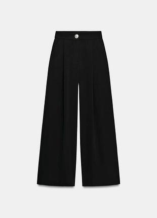 Штани-палацо жіночі zara розмір м чорні