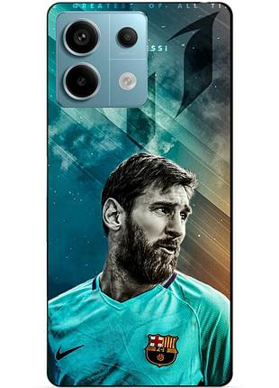 Силіконовий чохол бампер для xiaomi redmi note 13 pro 5g з малюнком leo messi мессі