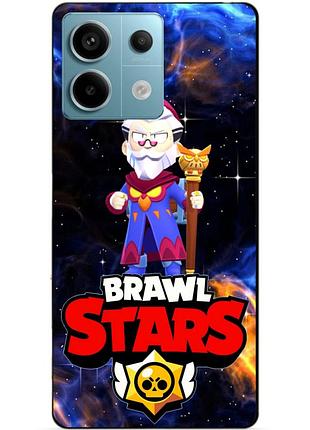 Силіконовий бампер чохол для xiaomi redmi note 13 pro 5g з героєм космічний бравл байрон