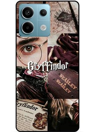 Чехол силиконовый бампер для xiaomi redmi note 13 pro 5g с рисунком gryffindor гриффиндор гарри поттер harry