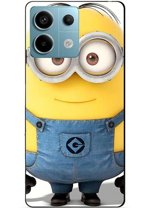 Чехол силиконовый бампер для xiaomi redmi note 13 pro 5g с рисунком миньон стюарт minion