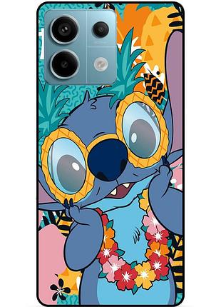 Чехол силиконовый бампер для xiaomi redmi note 13 pro 5g с рисунком стич stitch