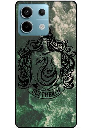 Чехол силиконовый бампер для xiaomi redmi note 13 pro 5g с рисунком слизерин slytherin гарри поттер harry