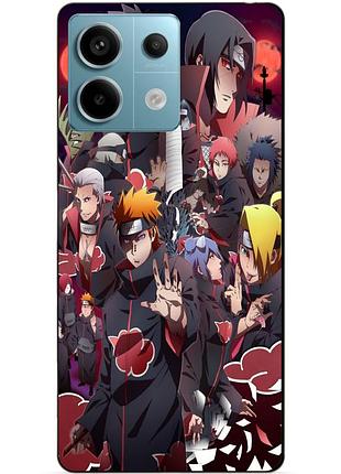 Силіконовий чохол бампер для xiaomi redmi note 13 pro 5g з малюнком наруто naruto аніме