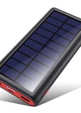 Solar hx160y9 - powerbank 26800 mah, солнечная панель, 2 выхода