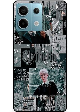 Чехол силиконовый бампер для xiaomi redmi note 13 pro 5g с рисунком slytherin слизерин драко малфой гарри