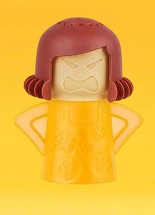 Очищувач паровий для мікрохвильової печі angry mama жовтий top shop ua_