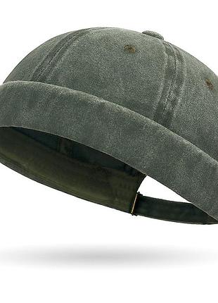 Docker cap кепка докера без козырька болотный