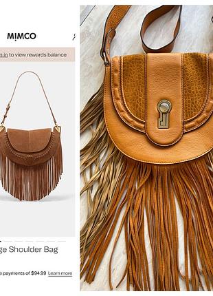 Mimco замшева сумка