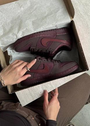 Dunk low burgundy