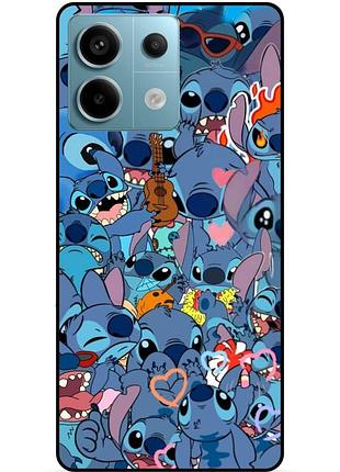 Чехол силиконовый бампер для xiaomi redmi note 13 pro 5g лило и стич stitch