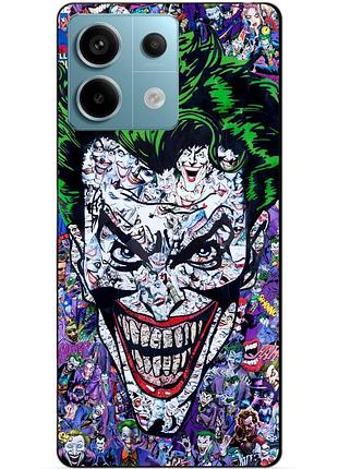Силіконовий чохол бампер для xiaomi redmi note 13 pro 5g з малюнком джокер joker