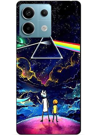Чехол силиконовый бампер для xiaomi redmi note 13 pro 5g с рисунком рик и морти rick and morty