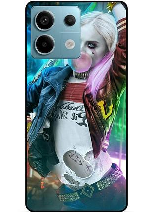Чехол силиконовый бампер для xiaomi redmi note 13 pro 5g с рисунком harley quinn харли квинн joker