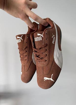 Кроссовки puma speedcat brown