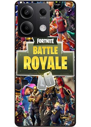 Чехол силиконовый бампер для xiaomi redmi note 13 5g игра fortnite фортнайт