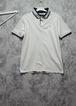 Футболка поло від бренду armani jeans
