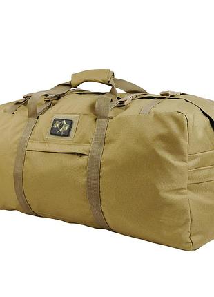 Сумка тактическая kiborg military bag 82×37×33 см coyote (60301)