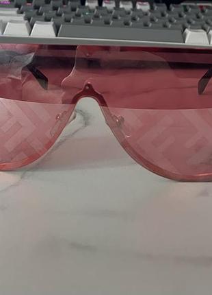 Вінтажні очки fendi y2k золото-рожеві в ідеальному стані