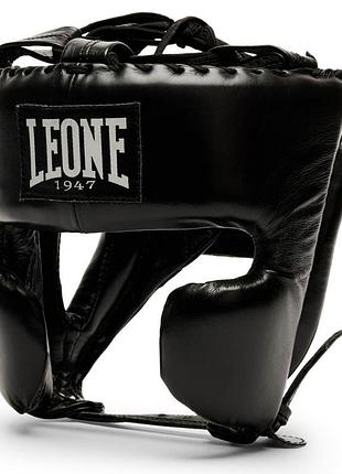 Боксерский шлем тренировочный leone greatest training black l/xl (59-61см)