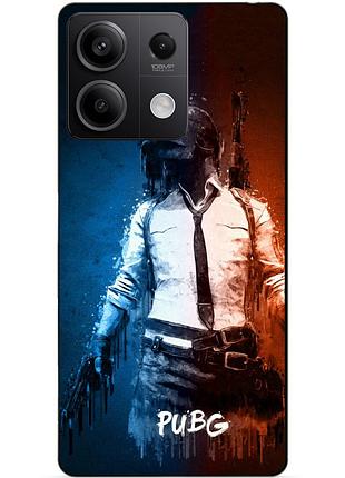 Чехол силиконовый бампер для xiaomi redmi note 13 5g с рисунком puвg пабг