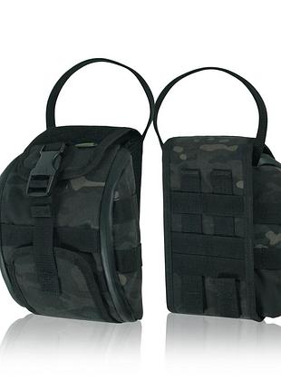 Подсумок-аптечка (быстрый сброс) kiborg gu cordura black multicam (19805)