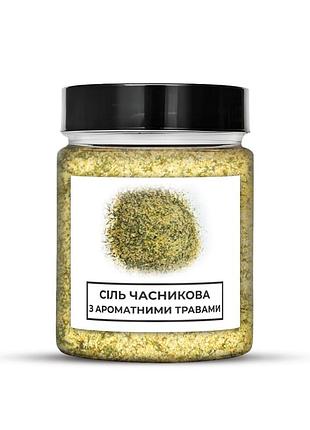 Сіль часникова з ароматними травами craftoil 100 г