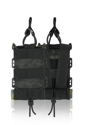 Жесткий усиленный тактический подсумок kiborg gu single mag pouch dark multicam (40500)