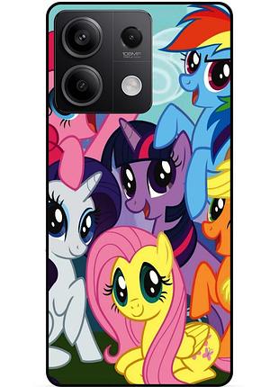 Чехол силиконовый бампер для xiaomi redmi note 13 5g с рисунком мой маленький пони my little pony