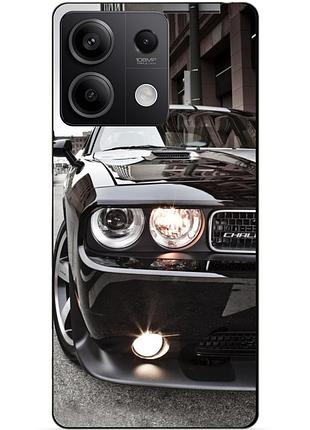 Чехол силиконовый бампер для xiaomi redmi note 13 5g с рисунком dodge додж машина авто