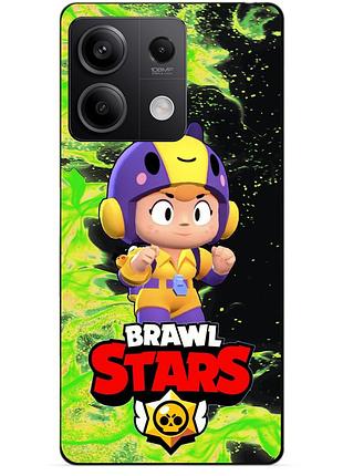Силіконовий бампер чохол для xiaomi redmi note 13 5g з героєм бравл беа снайпер