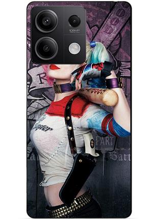 Чехол силиконовый бампер для xiaomi redmi note 13 5g с рисунком харли квинн